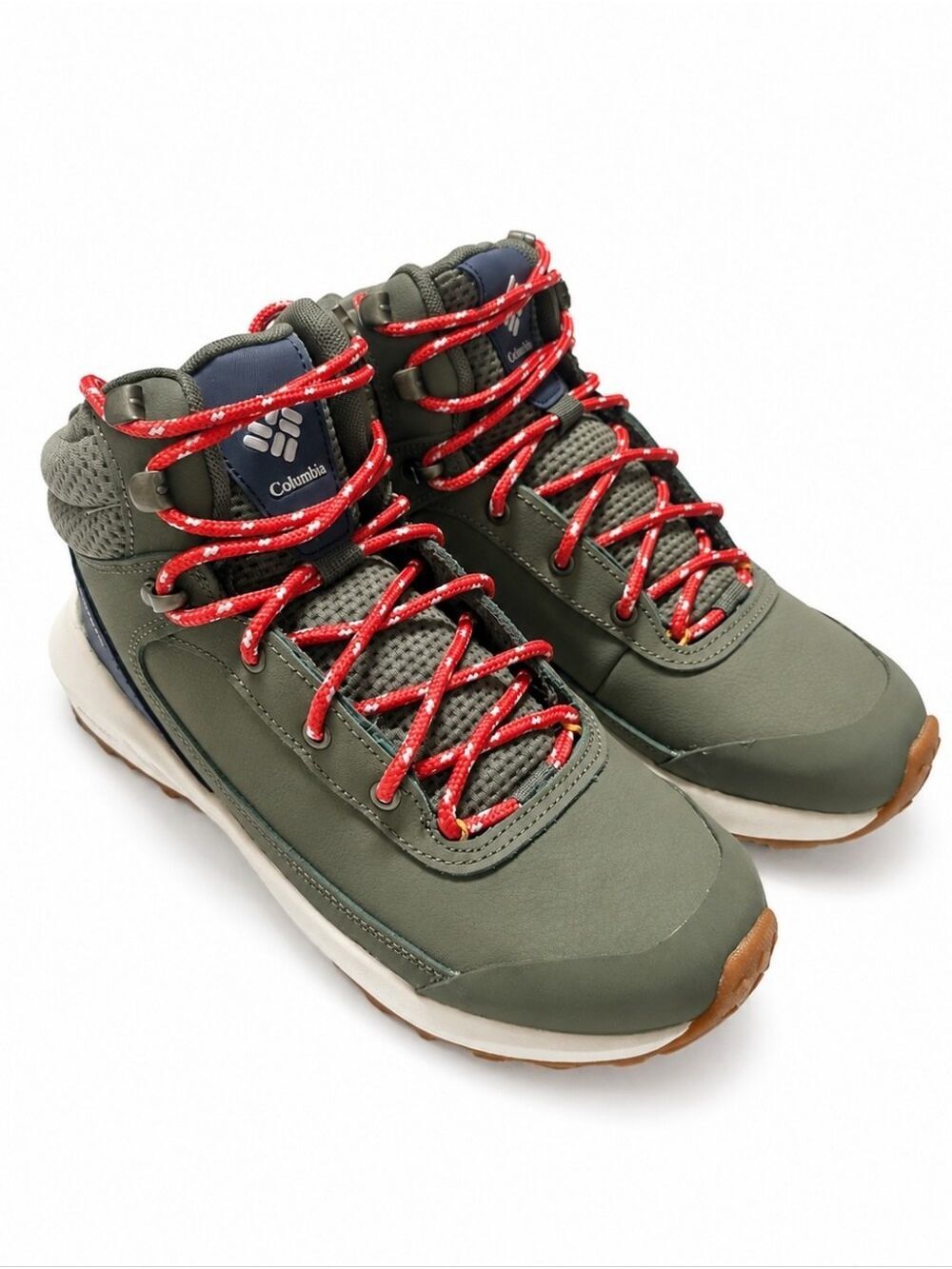 Columbia Women’s Trailstorm Peak Mid Hiking Shoes Size 7 Stone Green